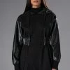 FOREVER YOUNG HOODED MINI DRESS IN BLACK 1 FOREVER YOUNG HOODED MINI DRESS IN BLACK -AKIRA Sales Shop forever young hooded mini dress in black black 1 1 c1