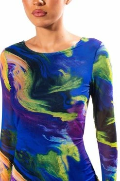 GLOW UP MINI DRESS 16 GLOW UP MINI DRESS -AKIRA Sales Shop glow up mini dress green multi 7 7