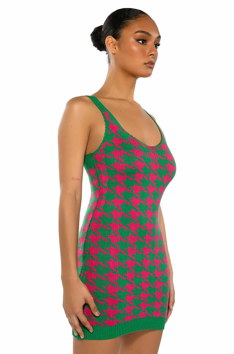 HIGHER LOVE KNIT MINI DRESS - Image 3
