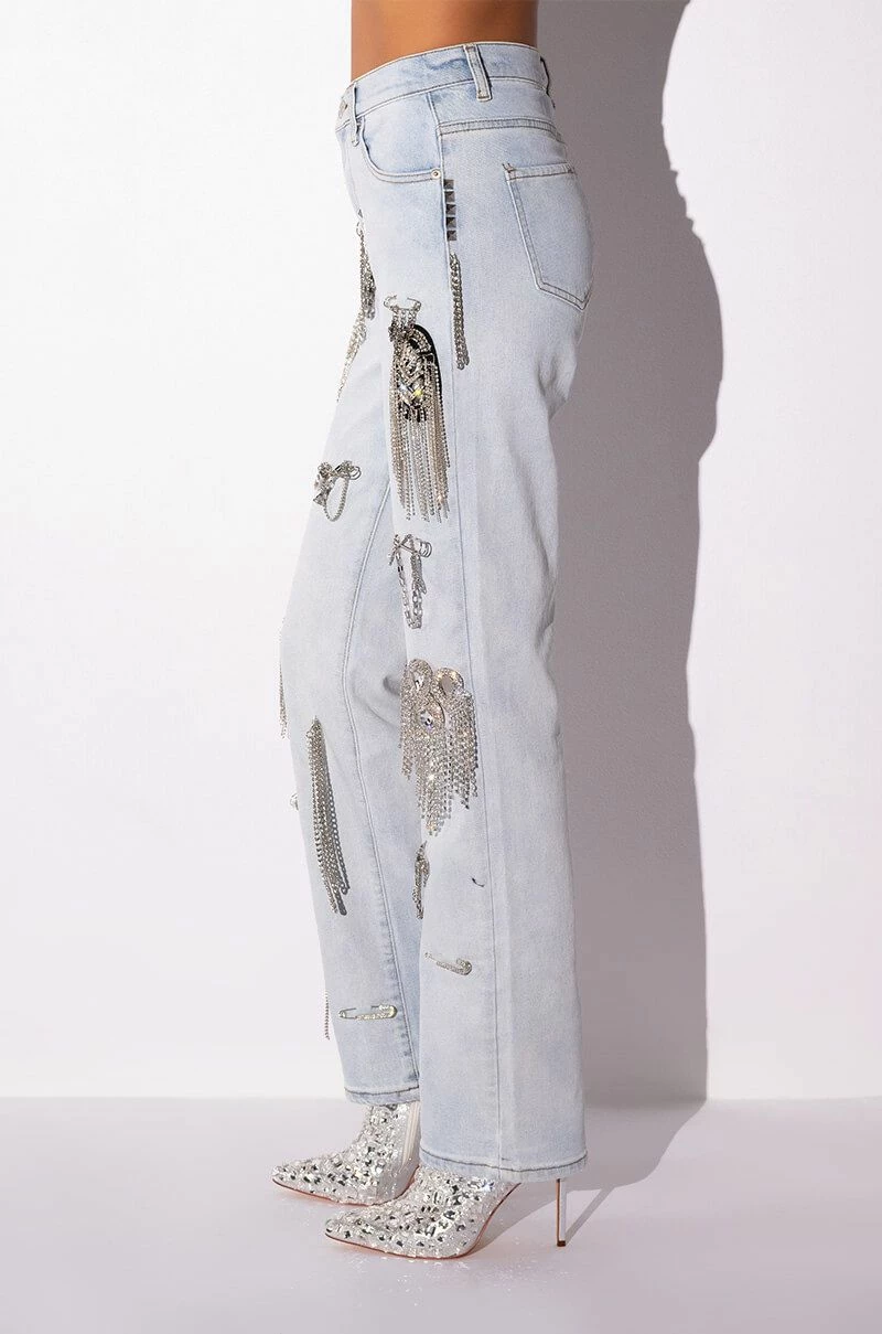 HOUDINI EMBELLISHED WIDE LEG JEAN 13 HOUDINI EMBELLISHED WIDE LEG JEAN - Image 11