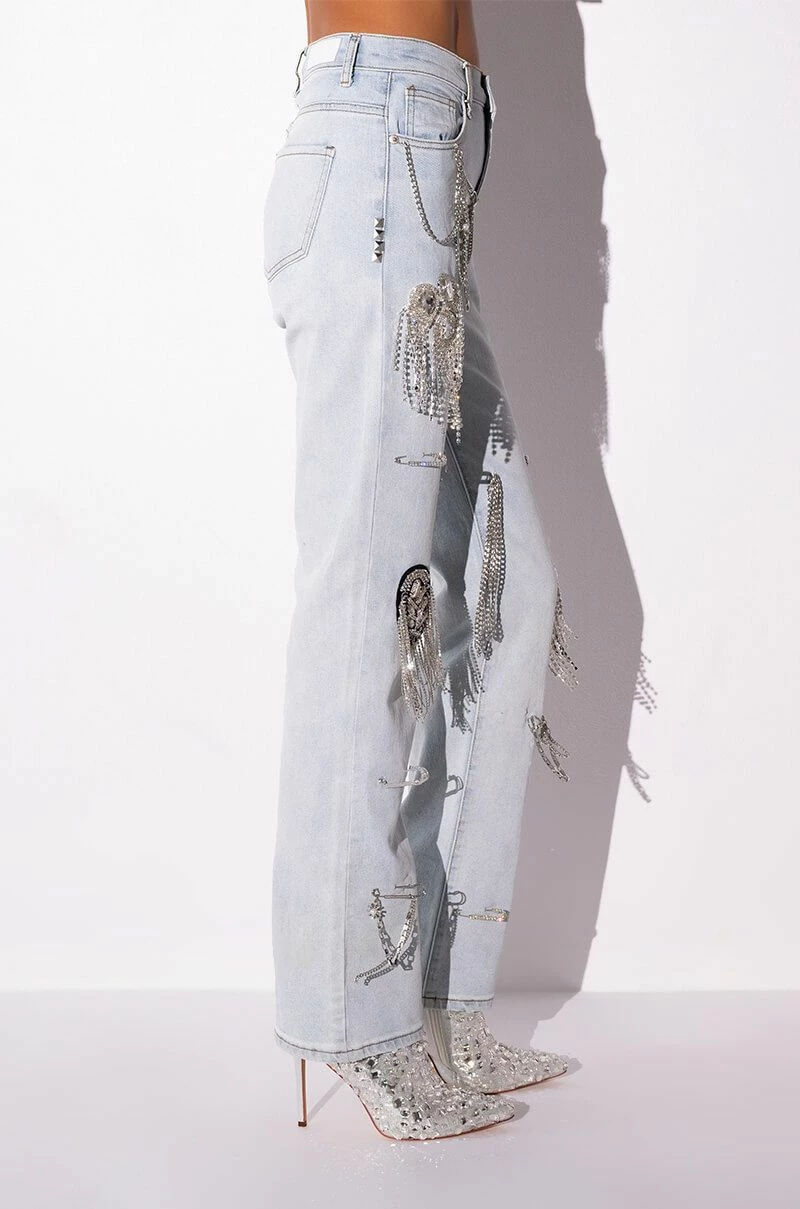 HOUDINI EMBELLISHED WIDE LEG JEAN 14 HOUDINI EMBELLISHED WIDE LEG JEAN - Image 12