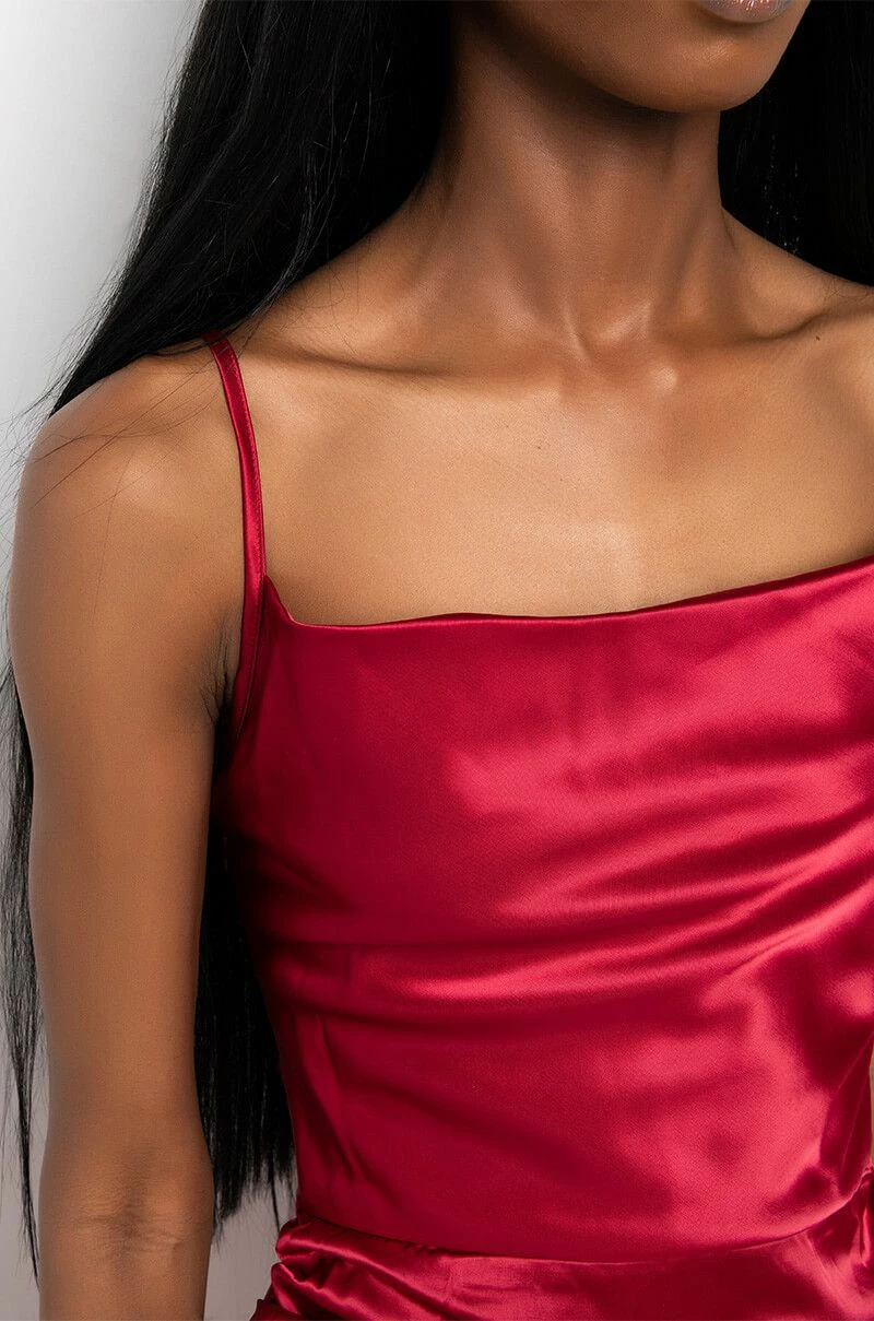 IN IT TO WIN SATIN MINI DRESS 7 IN IT TO WIN SATIN MINI DRESS - Image 5