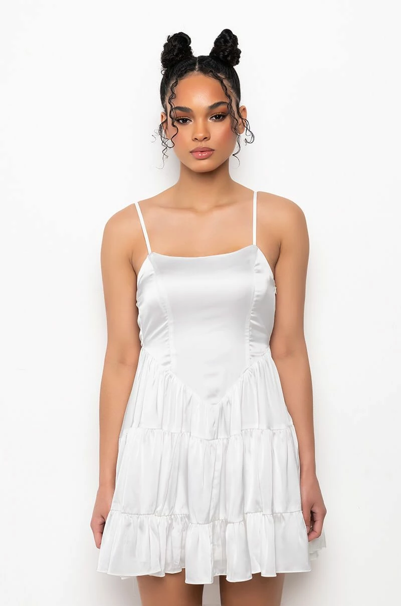IN THE MOMENT FIT AND FLARE MINI DRESS 5 IN THE MOMENT FIT AND FLARE MINI DRESS - Image 3