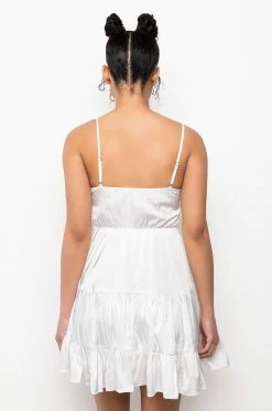 IN THE MOMENT FIT AND FLARE MINI DRESS 13 IN THE MOMENT FIT AND FLARE MINI DRESS -AKIRA Sales Shop in the moment fit and flare mini dress white 5 5