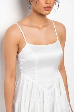 IN THE MOMENT FIT AND FLARE MINI DRESS 14 IN THE MOMENT FIT AND FLARE MINI DRESS -AKIRA Sales Shop in the moment fit and flare mini dress white 6 6