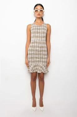 IN YOUR DREAMS MINI DRESS 15 IN YOUR DREAMS MINI DRESS -AKIRA Sales Shop in your dreams mini dress brown multi 7 7
