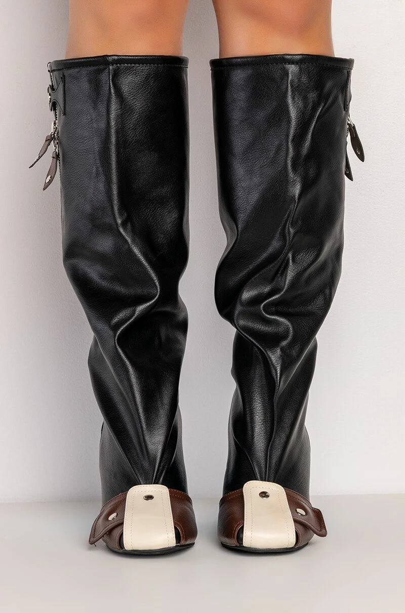 ITS A LOOK MULTI COLORED CHUNKY BOOT - Image 5