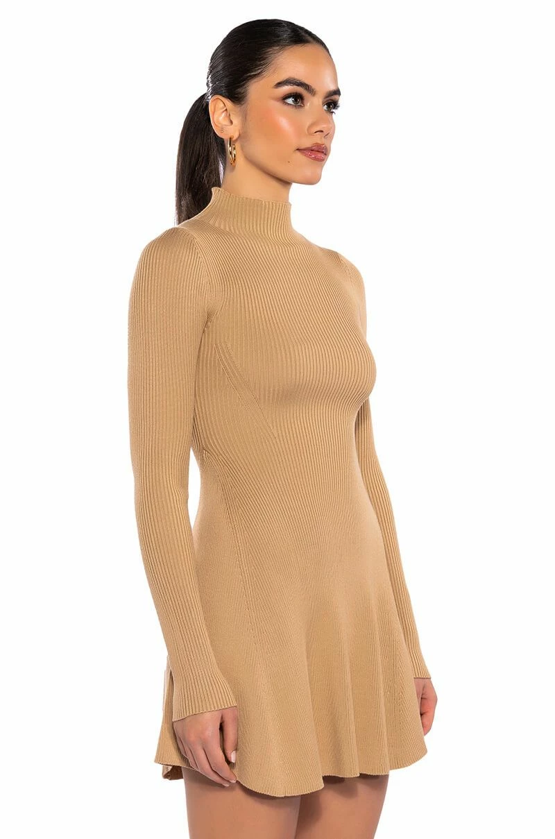 JACIE MOCK COLLAR KNIT MINI DRESS 6 JACIE MOCK COLLAR KNIT MINI DRESS - Image 4