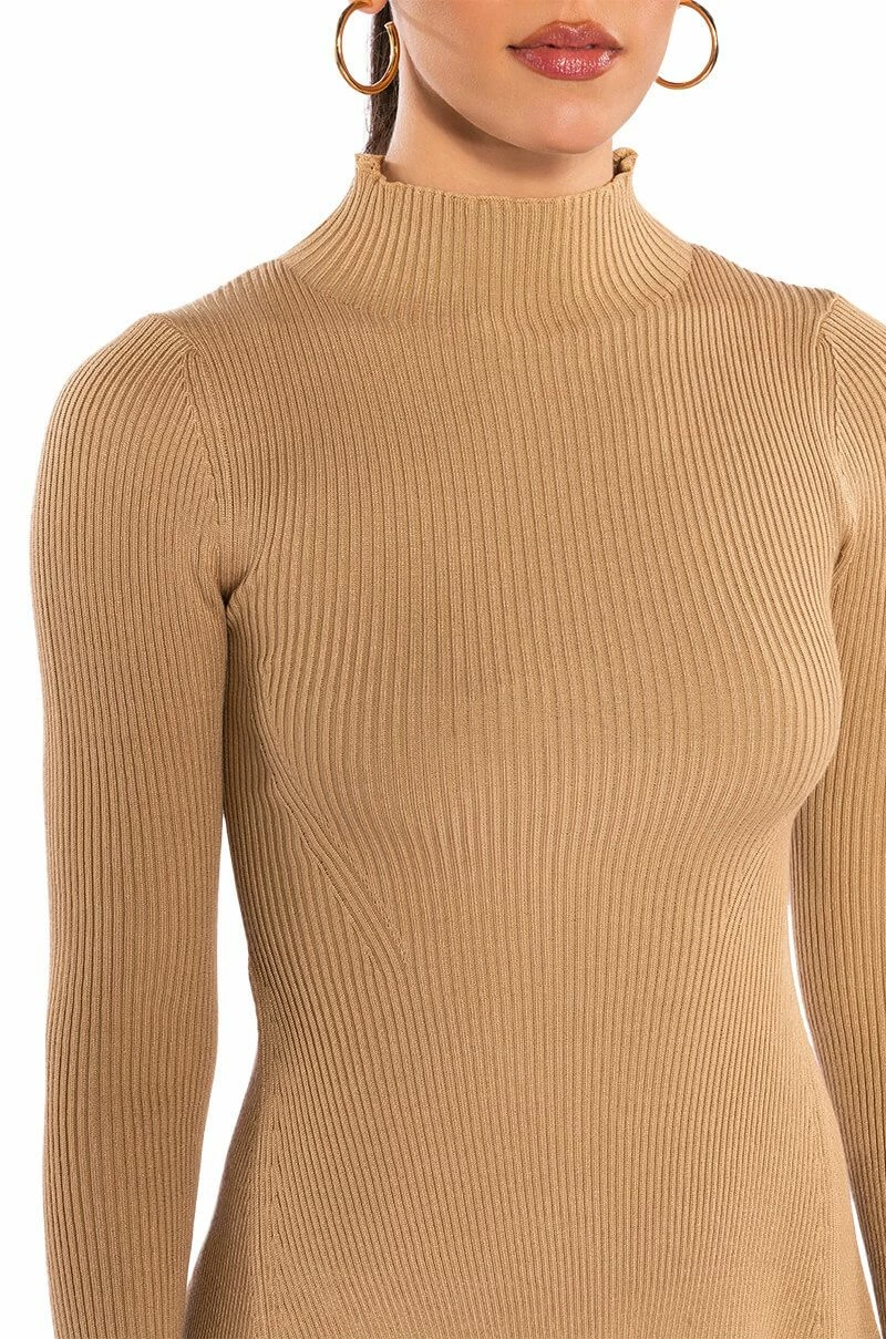 JACIE MOCK COLLAR KNIT MINI DRESS 11 JACIE MOCK COLLAR KNIT MINI DRESS - Image 9