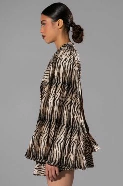 LETS RUN AWAY LONG SLEEVE ROMPER -AKIRA Sales Shop lets run away long sleeve romper taupe 4 4