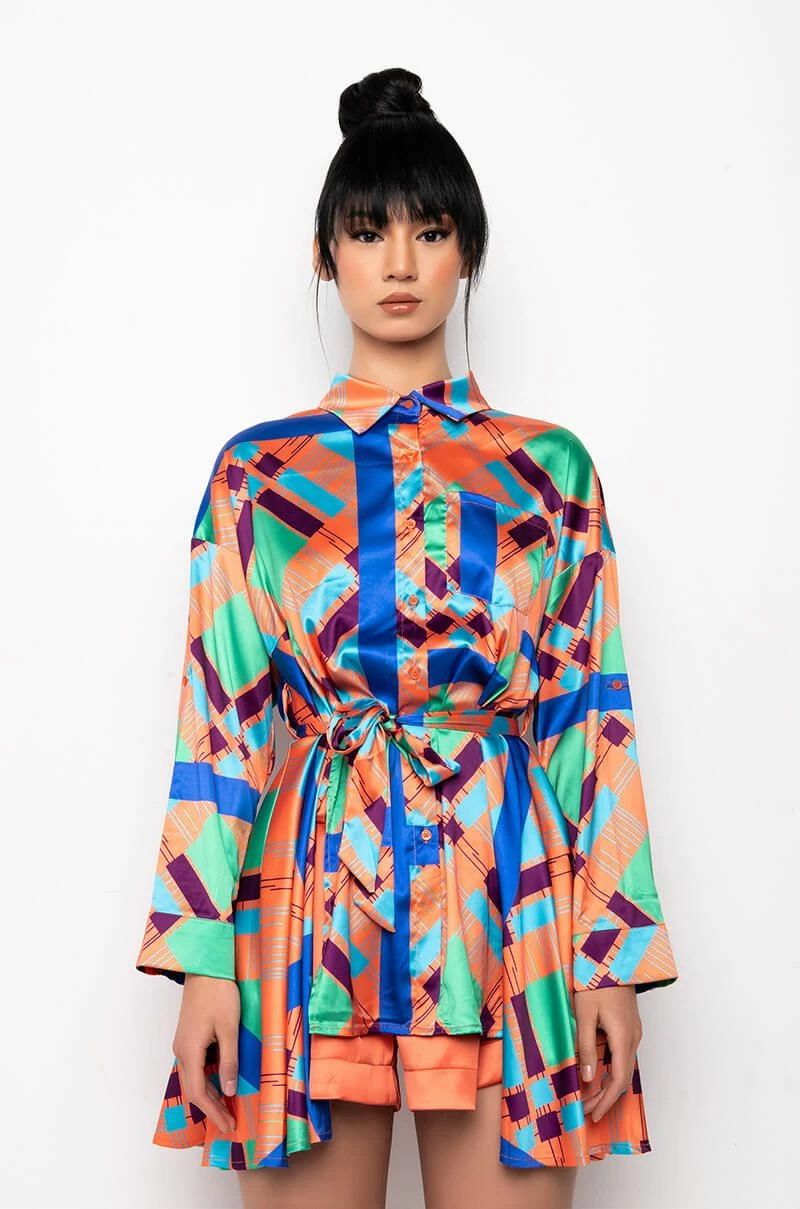 LIVE IT UP BUTTON UP MINI DRESS 5 LIVE IT UP BUTTON UP MINI DRESS - Image 3