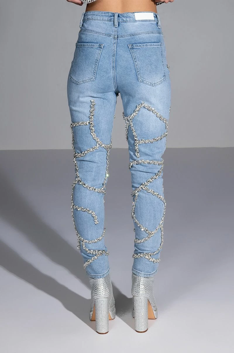 MAKE A WISH RHINESTONE HIGH WAISTED SKINNY JEAN 15 MAKE A WISH RHINESTONE HIGH WAISTED SKINNY JEAN - Image 13