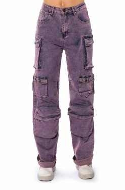MELISSA CARGO PANTS 14 MELISSA CARGO PANTS -AKIRA Sales Shop melissa cargo pants purple 5 5