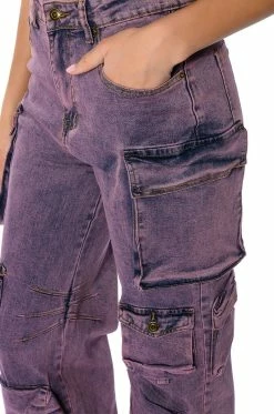 MELISSA CARGO PANTS 17 MELISSA CARGO PANTS -AKIRA Sales Shop melissa cargo pants purple 8 8