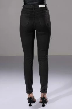NOTHIN BETTER RHINESTONE POCKET SKINNY JEANS -AKIRA Sales Shop nothin better rhinestone pocket skinny jeans black 5 5 c1 c1