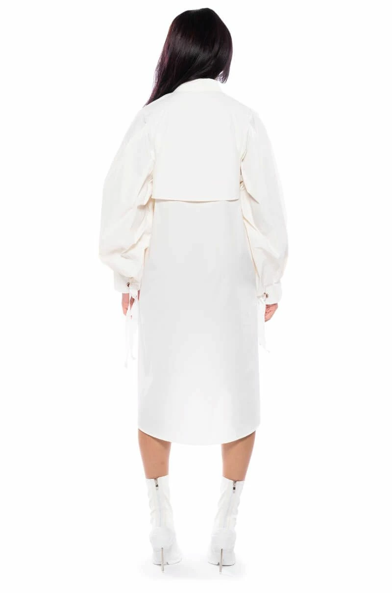 ONE STEP CLOSER OVERSIZED POPLIN BUTTON DOWN DRESS 6 ONE STEP CLOSER OVERSIZED POPLIN BUTTON DOWN DRESS - Image 4