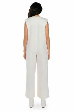 PAINT THE TOWN WIDE LEG JUMPSUIT 14 PAINT THE TOWN WIDE LEG JUMPSUIT -AKIRA Sales Shop paint the town wide leg jumpsuit cream 5 5