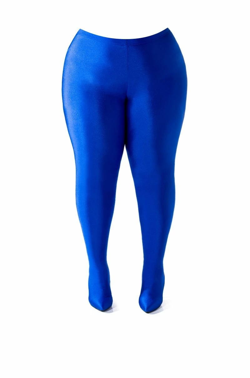 PLUS AZALEA WANG STAR STRETCH STILETTO PANT BOOT IN BLUE 5 PLUS AZALEA WANG STAR STRETCH STILETTO PANT BOOT IN BLUE - Image 3