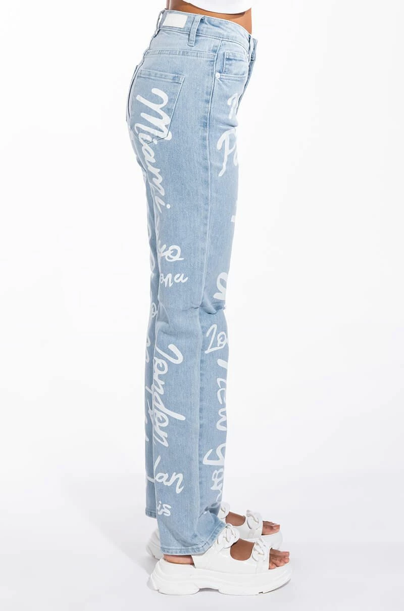 REPRESENT HIGH RISE STRAIGHT LEG JEAN - Image 5
