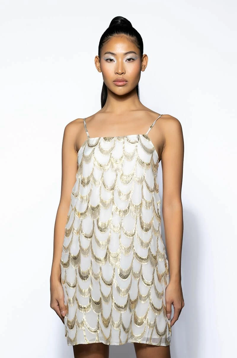 SIMPLY CUTE GOLD DETAIL MINI DRESS 5 SIMPLY CUTE GOLD DETAIL MINI DRESS - Image 3