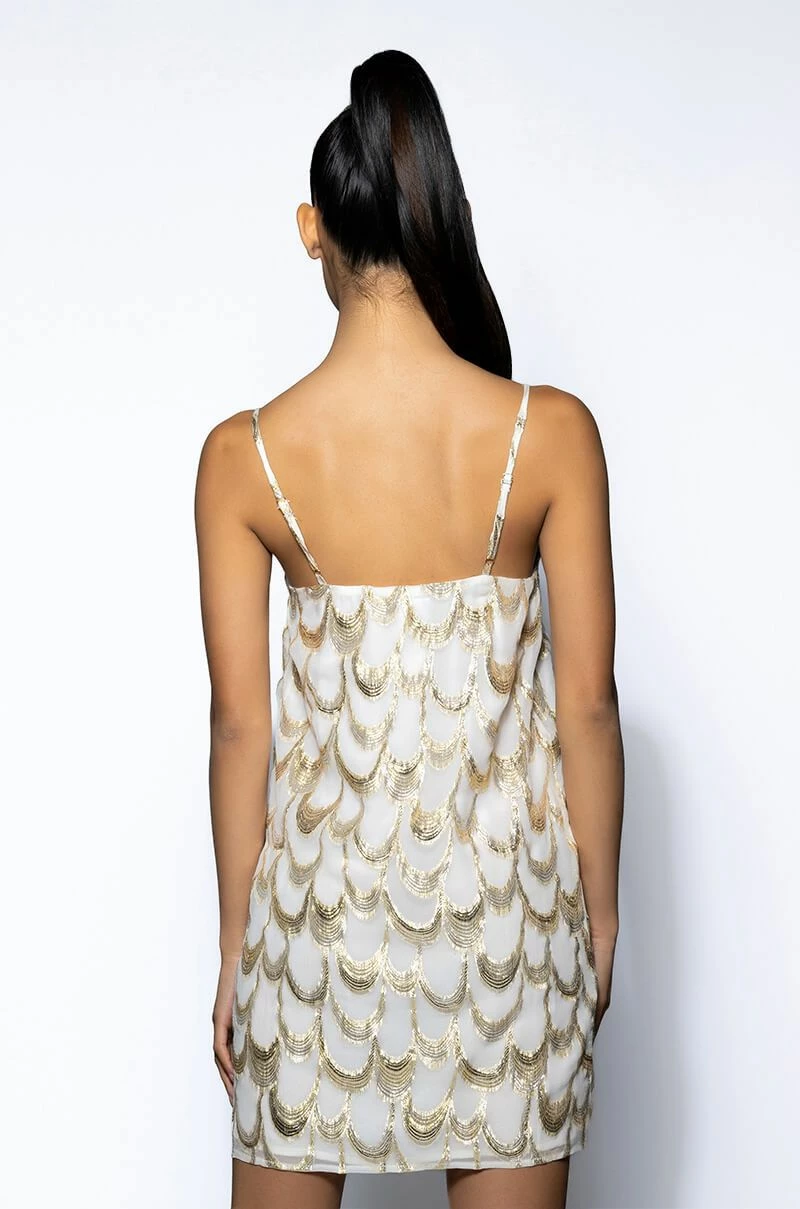 SIMPLY CUTE GOLD DETAIL MINI DRESS 7 SIMPLY CUTE GOLD DETAIL MINI DRESS - Image 5