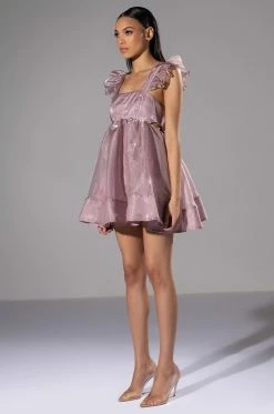 SIMPLY IRRESISTIBLE FLOUNCE MINI DRESS 14 SIMPLY IRRESISTIBLE FLOUNCE MINI DRESS -AKIRA Sales Shop simply irresistible flounce mini dress purple 4 4