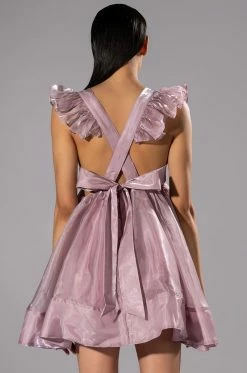 SIMPLY IRRESISTIBLE FLOUNCE MINI DRESS 18 SIMPLY IRRESISTIBLE FLOUNCE MINI DRESS -AKIRA Sales Shop simply irresistible flounce mini dress purple 8 8