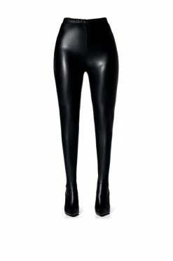 **SLIM FIT** AZALEA WANG LOVE IS IN THE AIR SEXY STILETTO PANT BOOT WITH 4 WAY STRETCH IN BLACK PU -AKIRA Sales Shop slim fit azalea wang love is in the air sexy stiletto pant boot in black pu black pu 3 3