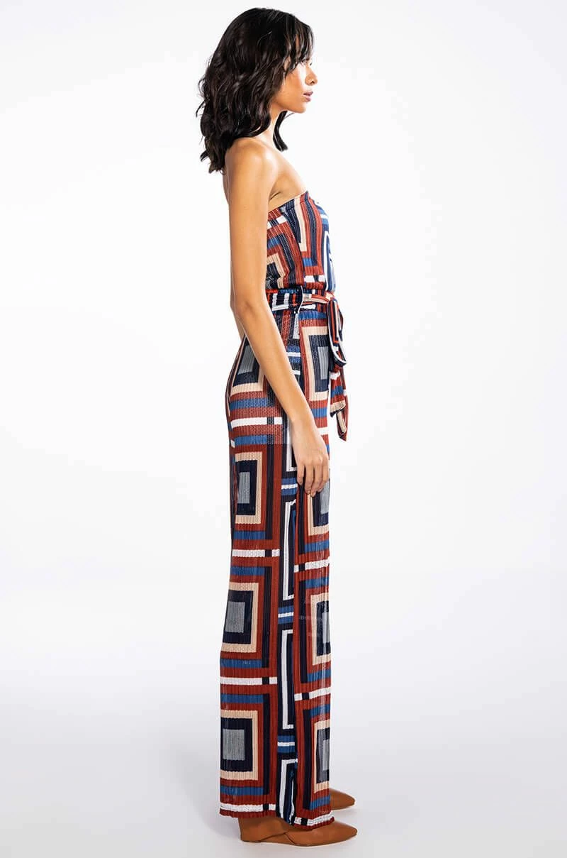 SOUL TIES STRAPLESS WIDE LEG JUMPSUIT - Image 2