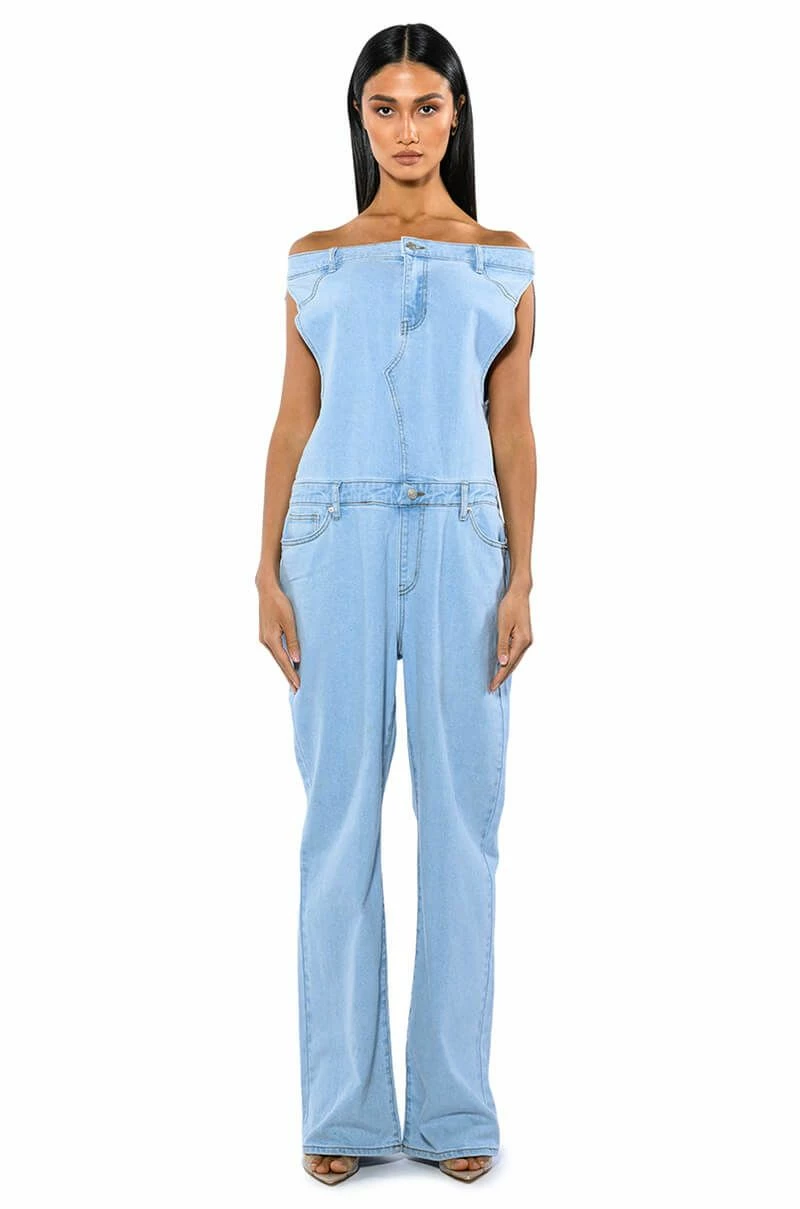 SUNDAY STROLLIN DENIM JUMPSUIT 3 SUNDAY STROLLIN DENIM JUMPSUIT