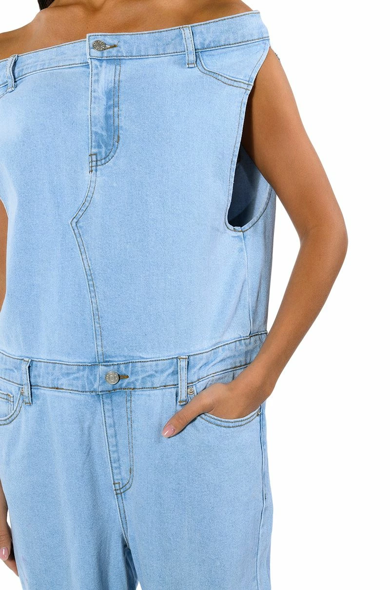 SUNDAY STROLLIN DENIM JUMPSUIT 7 SUNDAY STROLLIN DENIM JUMPSUIT - Image 5