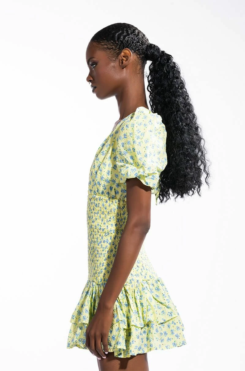 SUNGODDESS FLORAL PRINT DRESS 5 SUNGODDESS FLORAL PRINT DRESS - Image 4