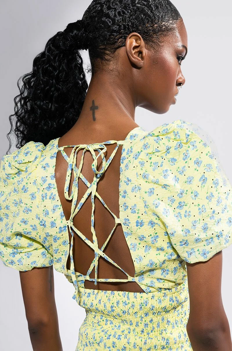 SUNGODDESS FLORAL PRINT DRESS 7 SUNGODDESS FLORAL PRINT DRESS - Image 6