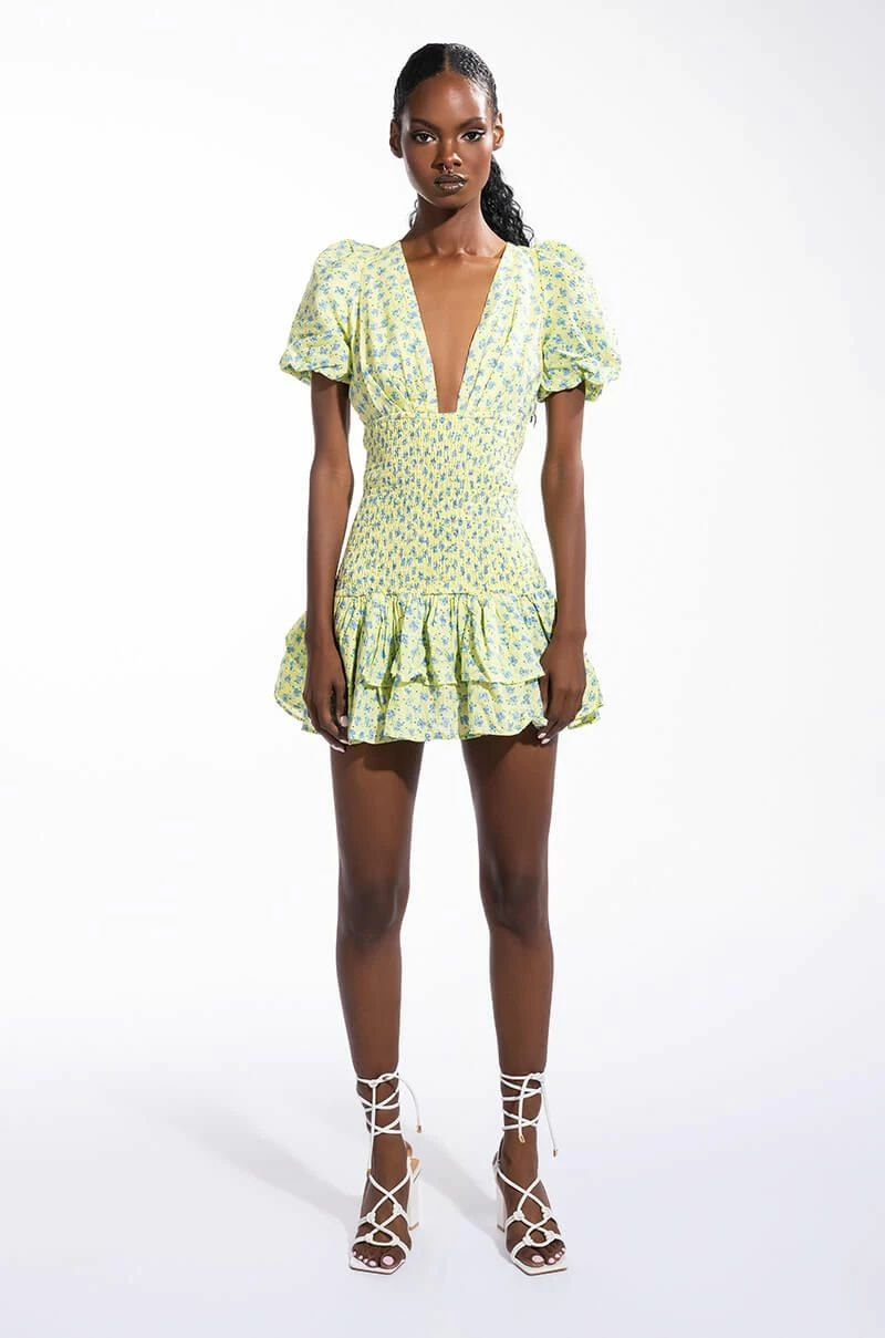 SUNGODDESS FLORAL PRINT DRESS 8 SUNGODDESS FLORAL PRINT DRESS - Image 7