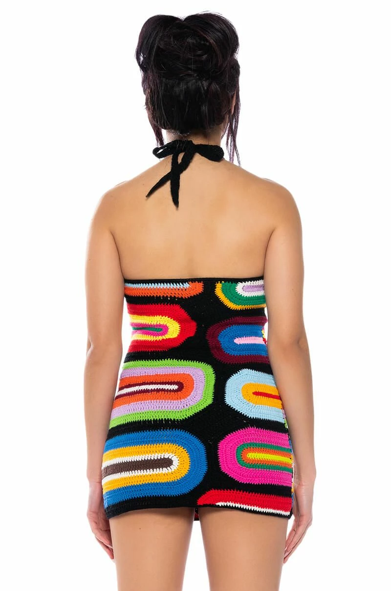 SWEETER THAN HONEY KNIT HALTER NECK MINI DRESS 8 SWEETER THAN HONEY KNIT HALTER NECK MINI DRESS - Image 6