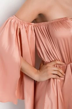 TAKE YOU THERE OFF THE SHOULDER ROMPER -AKIRA Sales Shop take you there off the shoulder romper mauve 6 6
