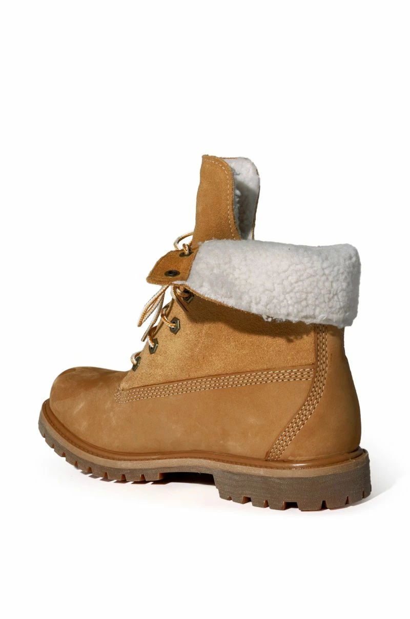 TIMBERLAND AUTHENTICS TEDDY FLEECE FOLD-DOWN BOOT IN WHEAT 10 TIMBERLAND AUTHENTICS TEDDY FLEECE FOLD-DOWN BOOT IN WHEAT - Image 8