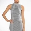 TIMELESS RIBBED MINI DRESS 1 TIMELESS RIBBED MINI DRESS -AKIRA Sales Shop timeless ribbed mini dress light grey 1 1