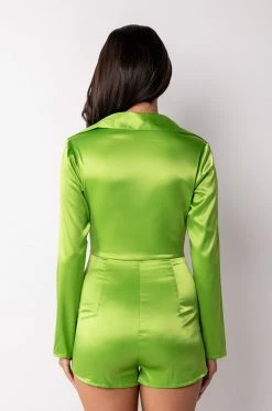 TOO FLY CUT OUT ROMPER -AKIRA Sales Shop too fly cut out romper green 5 5