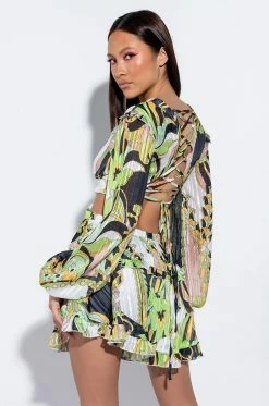 Alternative view of TOO GOOD TO YA ROMPER WITH CUT OUTS