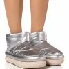 UGG CLASSIC MAXI MINI IN SILVER