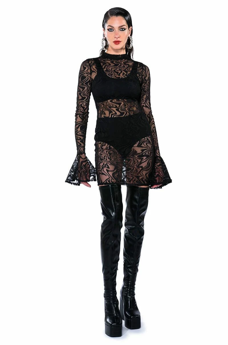 WAITING ON YOU SHEER MINI DRESS 6 WAITING ON YOU SHEER MINI DRESS - Image 4