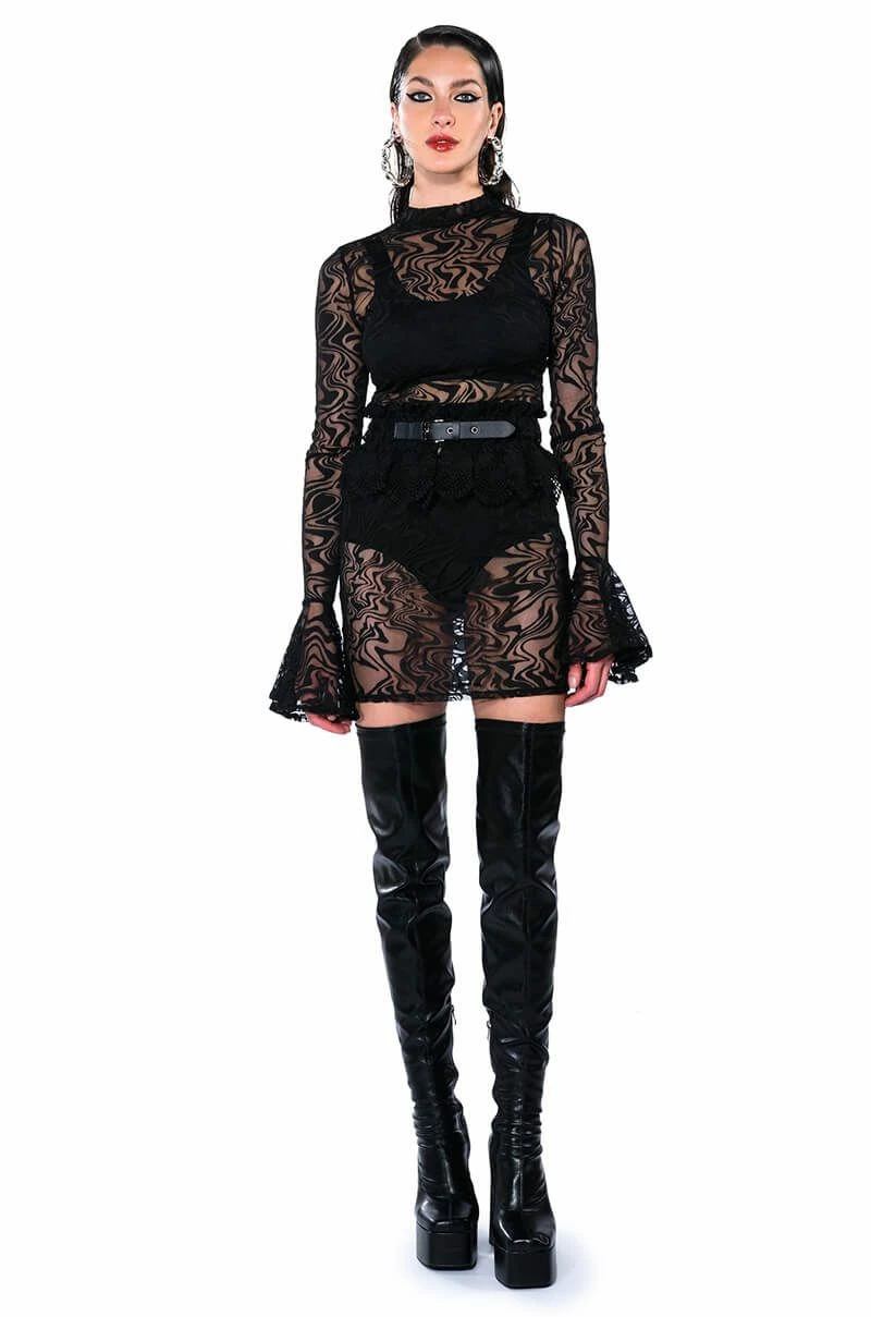 WAITING ON YOU SHEER MINI DRESS 7 WAITING ON YOU SHEER MINI DRESS - Image 5