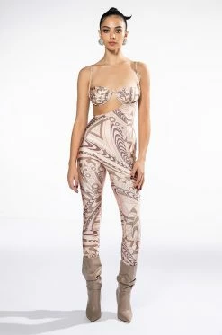 WILD RIDE RHINESTONE EMBELLISHED CUTOUT JUMPSUIT 11 WILD RIDE RHINESTONE EMBELLISHED CUTOUT JUMPSUIT -AKIRA Sales Shop wild ride rhinestone embellished cutout jumpsuit nude 3 3