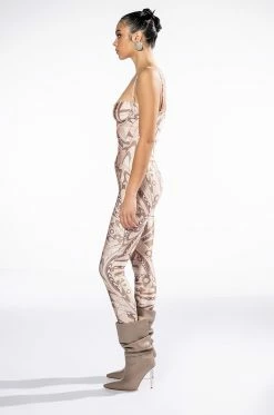 WILD RIDE RHINESTONE EMBELLISHED CUTOUT JUMPSUIT 12 WILD RIDE RHINESTONE EMBELLISHED CUTOUT JUMPSUIT -AKIRA Sales Shop wild ride rhinestone embellished cutout jumpsuit nude 4 4