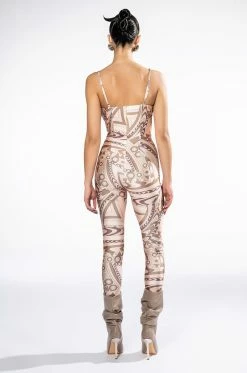 WILD RIDE RHINESTONE EMBELLISHED CUTOUT JUMPSUIT 14 WILD RIDE RHINESTONE EMBELLISHED CUTOUT JUMPSUIT -AKIRA Sales Shop wild ride rhinestone embellished cutout jumpsuit nude 6 6