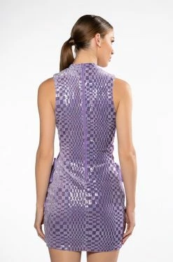 WILDEST DREAMS SIDE LACE UP MINI DRESS -AKIRA Sales Shop wildest dreams side lace up mini dress purple 5 5 c1 c1