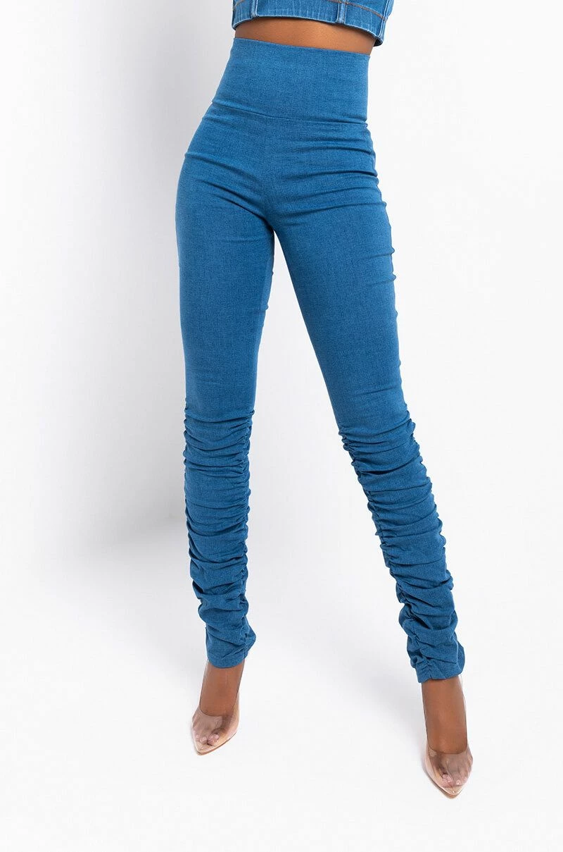X.O HIGH RISE STACKED DENIM