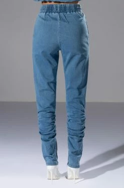 YOU OUGHTA KNOW DENIM JOGGER -AKIRA Sales Shop you oughta know denim jogger medium blue denim 7 7 c1