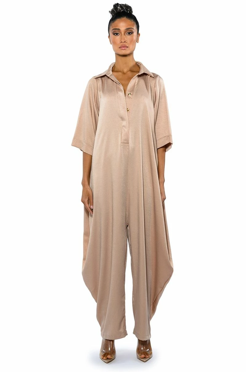 YOURS TRULY OVERSIZED SHORT SLEEVE JUMPSUIT - Image 6
